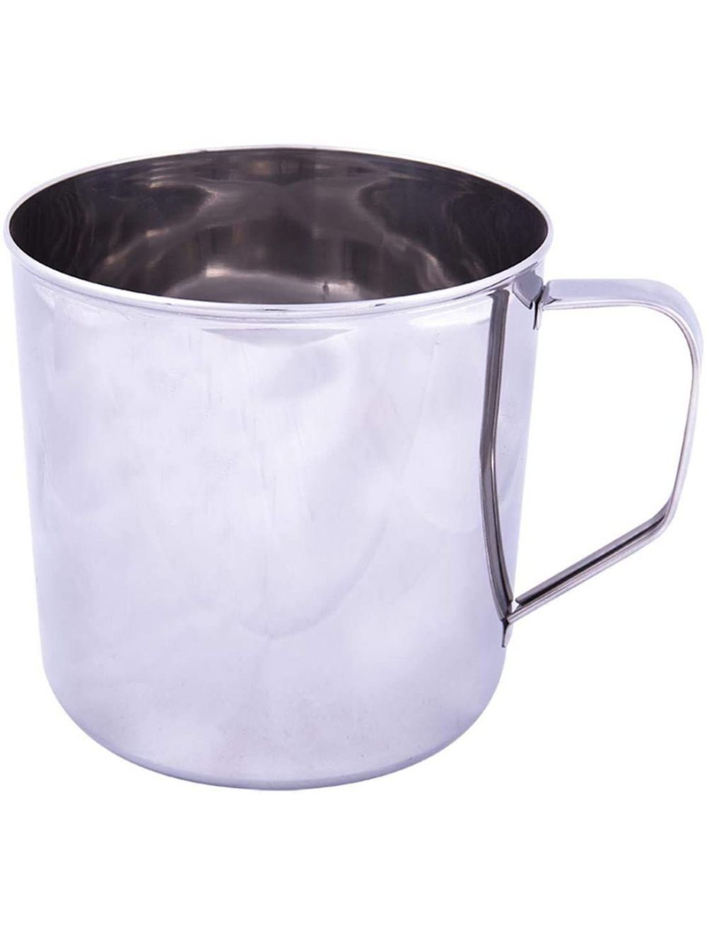 Raj 9.5 cm Stainless Steel Mug, Silver-NM0009