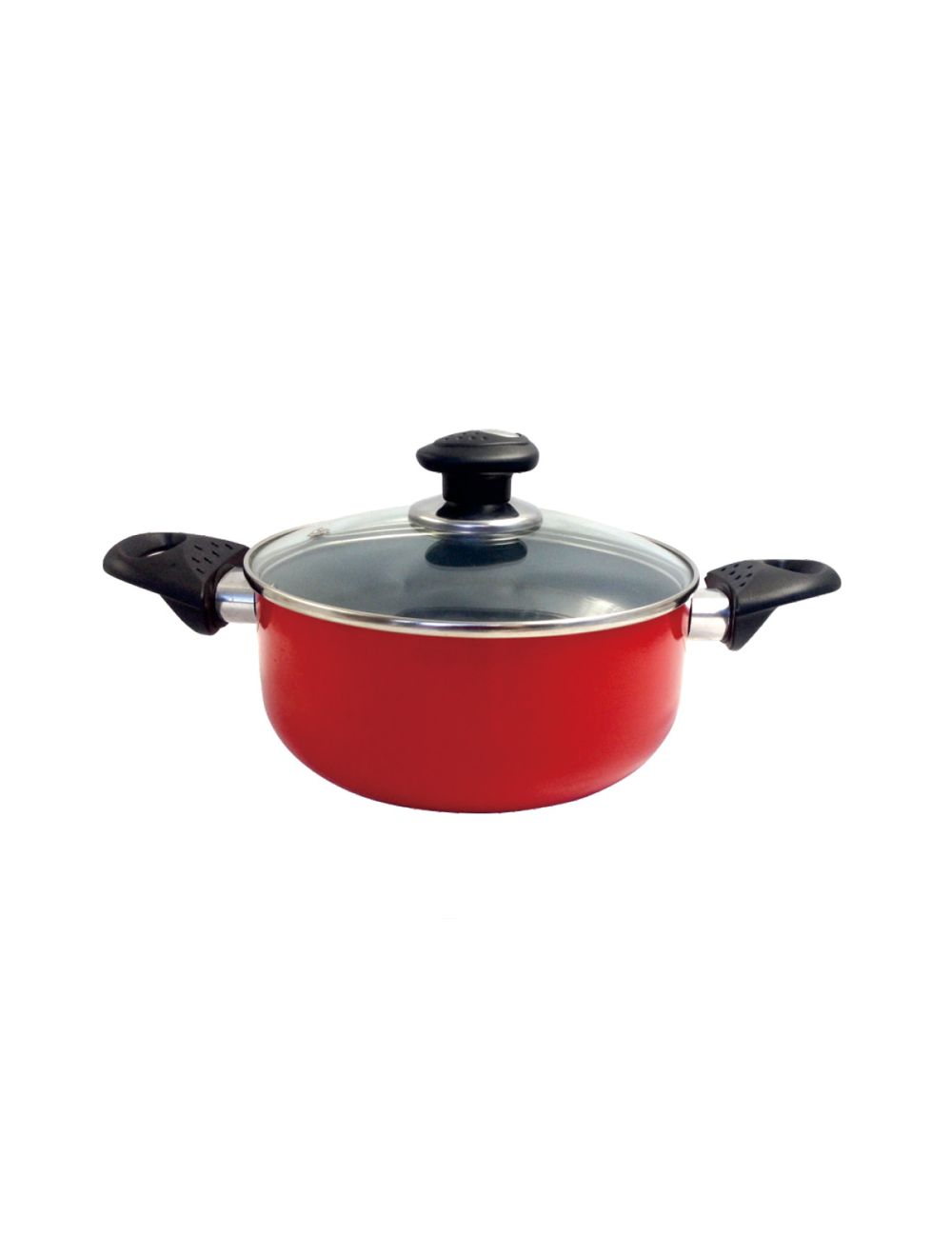 Royalford RF6444 Ceramic Cooking Pot with Glass Lid, 32 CM