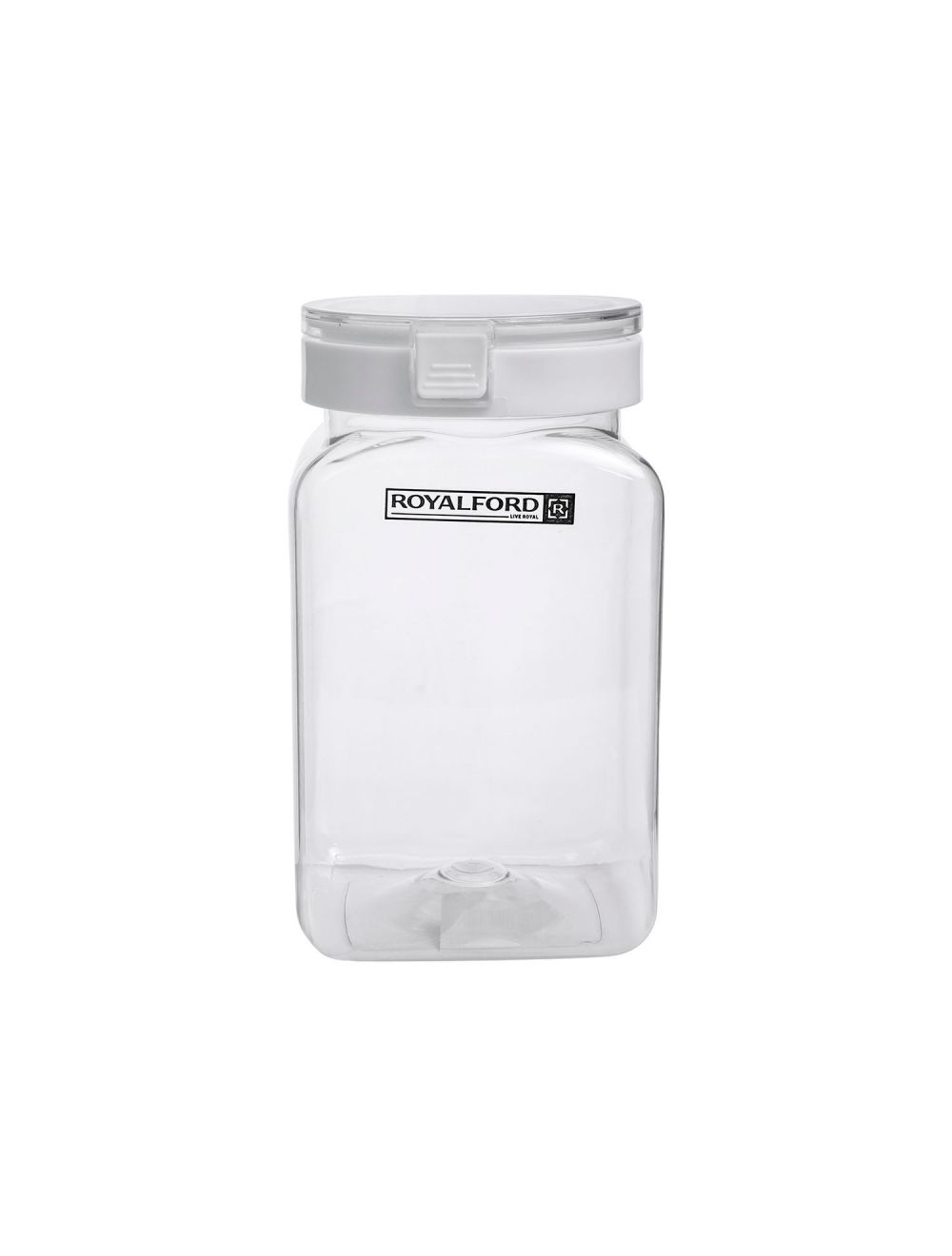 Royalford 600 ml PET Plastic Canister with Lid