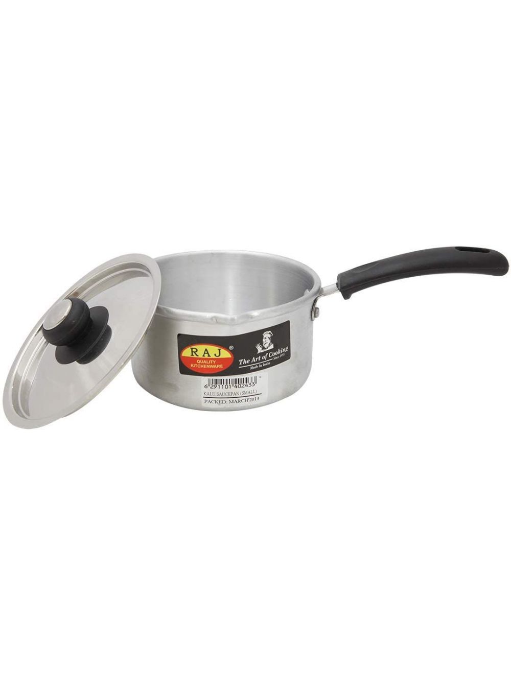 Raj Aluminium Sauce Pan, Silver, RKSP06
