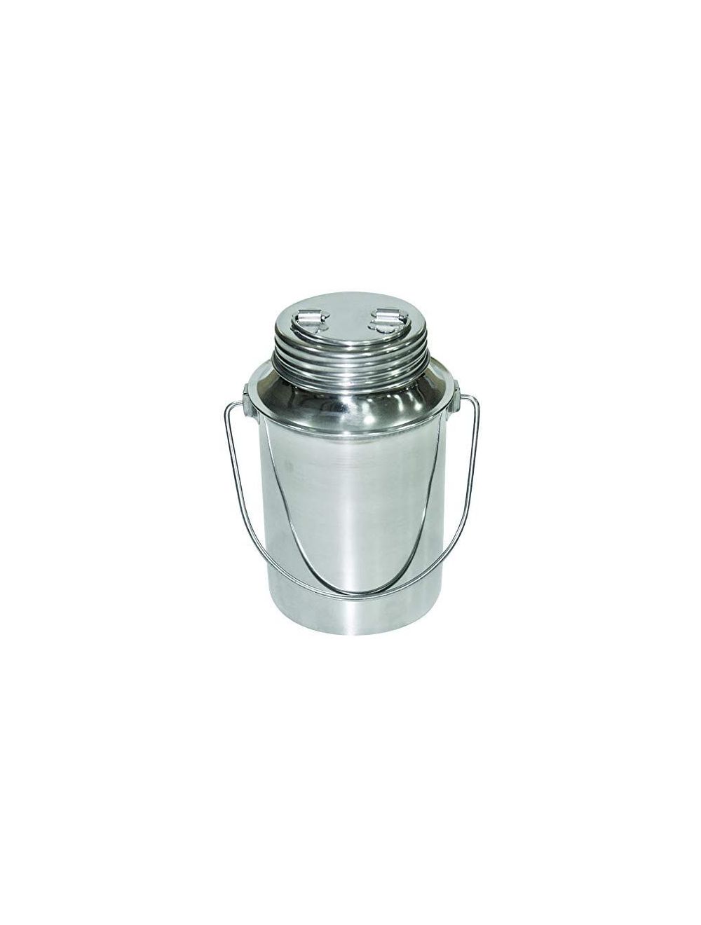 Raj Storage Container with Screw Lid, Silver, 1 litre, SB01.0